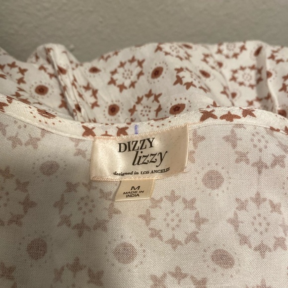 NWT Open Front Blouse with Button Detail - Picture 5 of 8